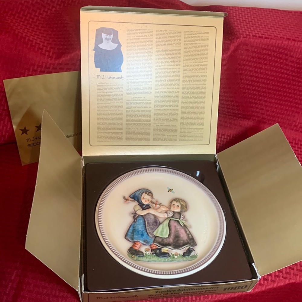 Hummel 1980 Anniversary plate